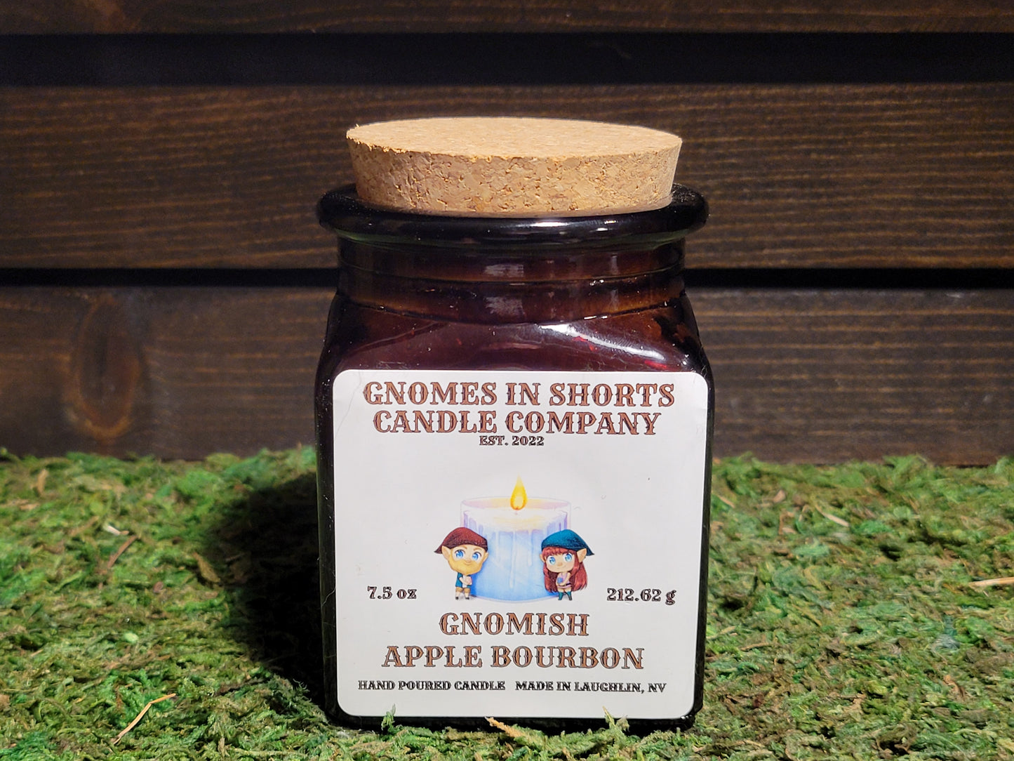 Candle & Wax Melt: Gnomish Apple Bourbon